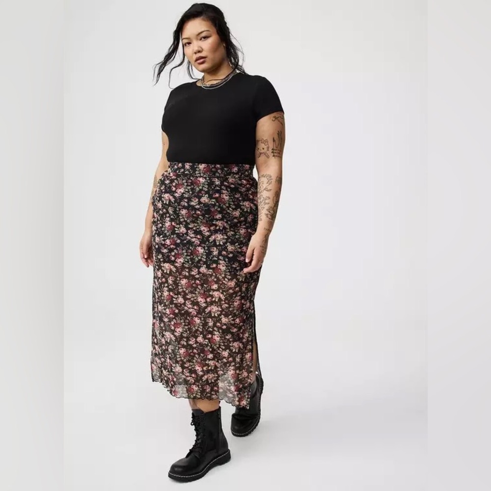 TORRID Mesh Maxi Skirt